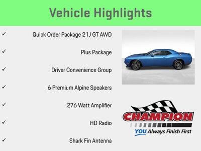 2019 Dodge Challenger GT AWD
