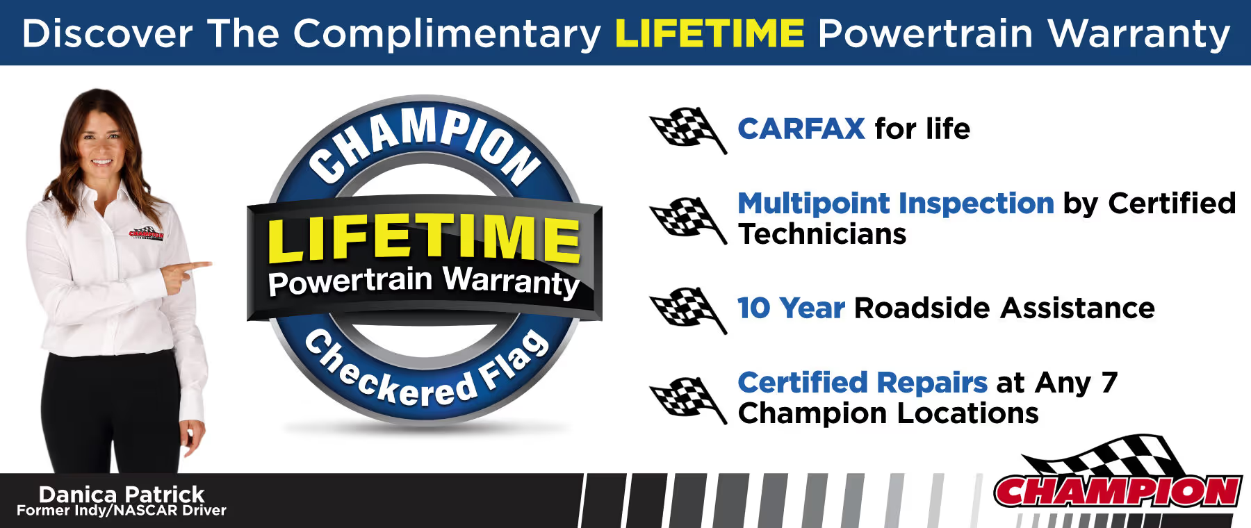 Lifetime Powertrain Warranty at Champion Chevrolet of Howell in Howell MI