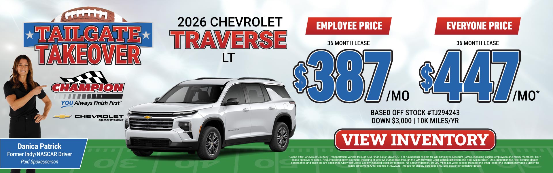 Traverse at Champion Chevrolet of Howell in Howell MI